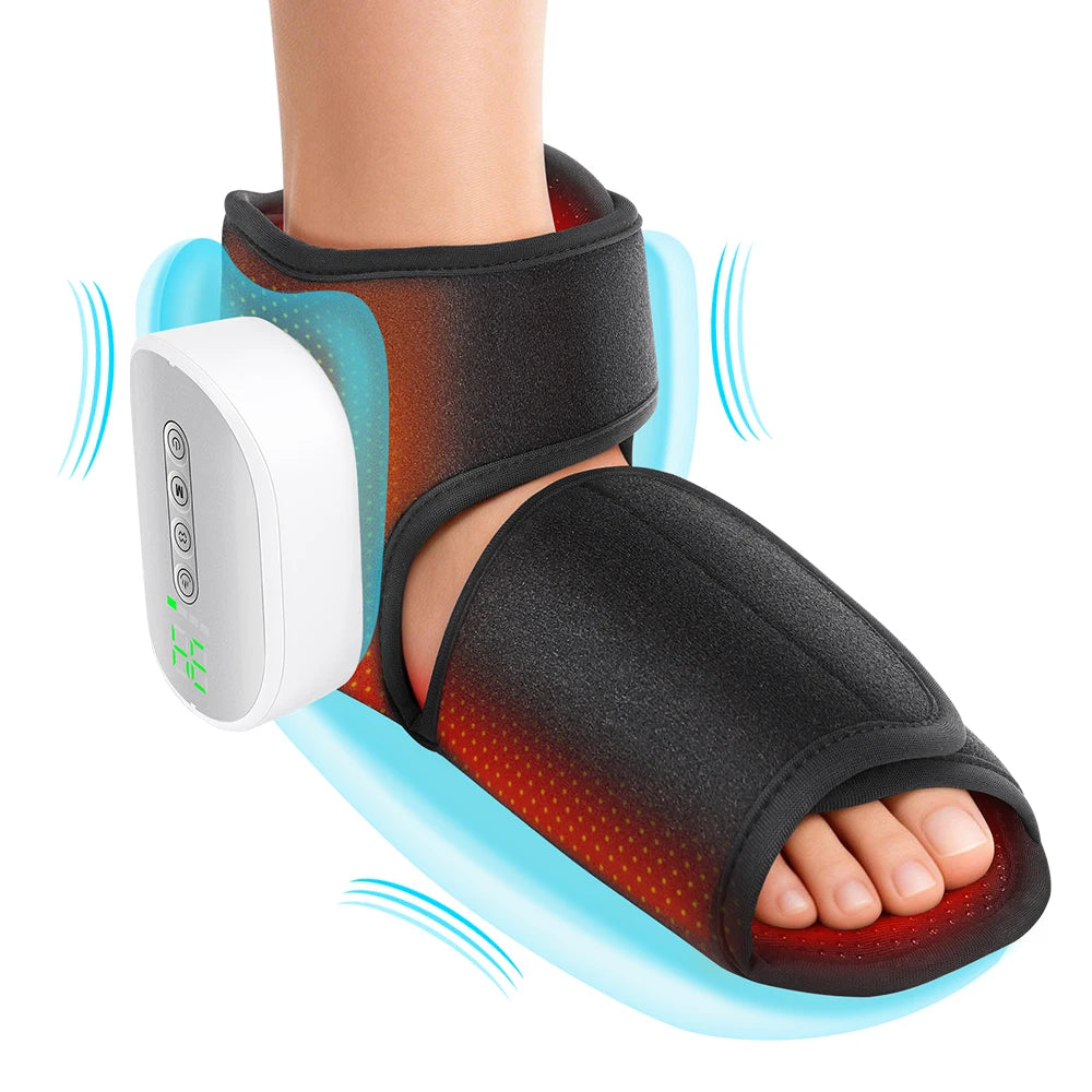 Cordless Heated Air Compression Foot and Ankle Massager