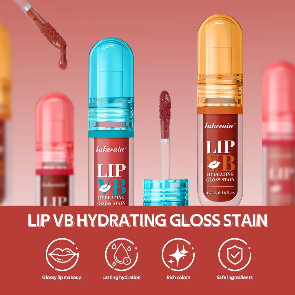 Hydrating Lip Gloss Stain with Moisturizing Vanilla Formula