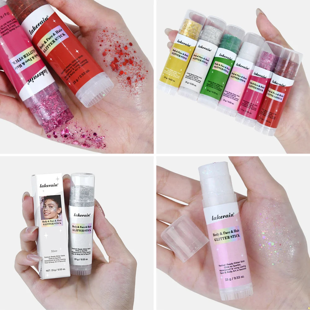 Glitter Shimmer Stick for Face and Body