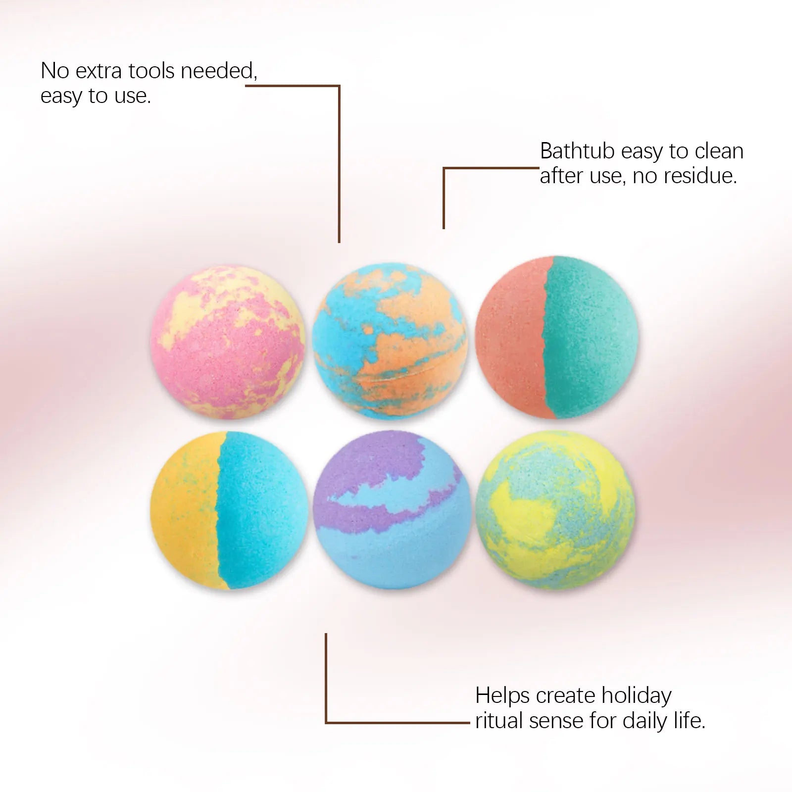 Relaxing Bath Bomb Gift Set for Kids - 10