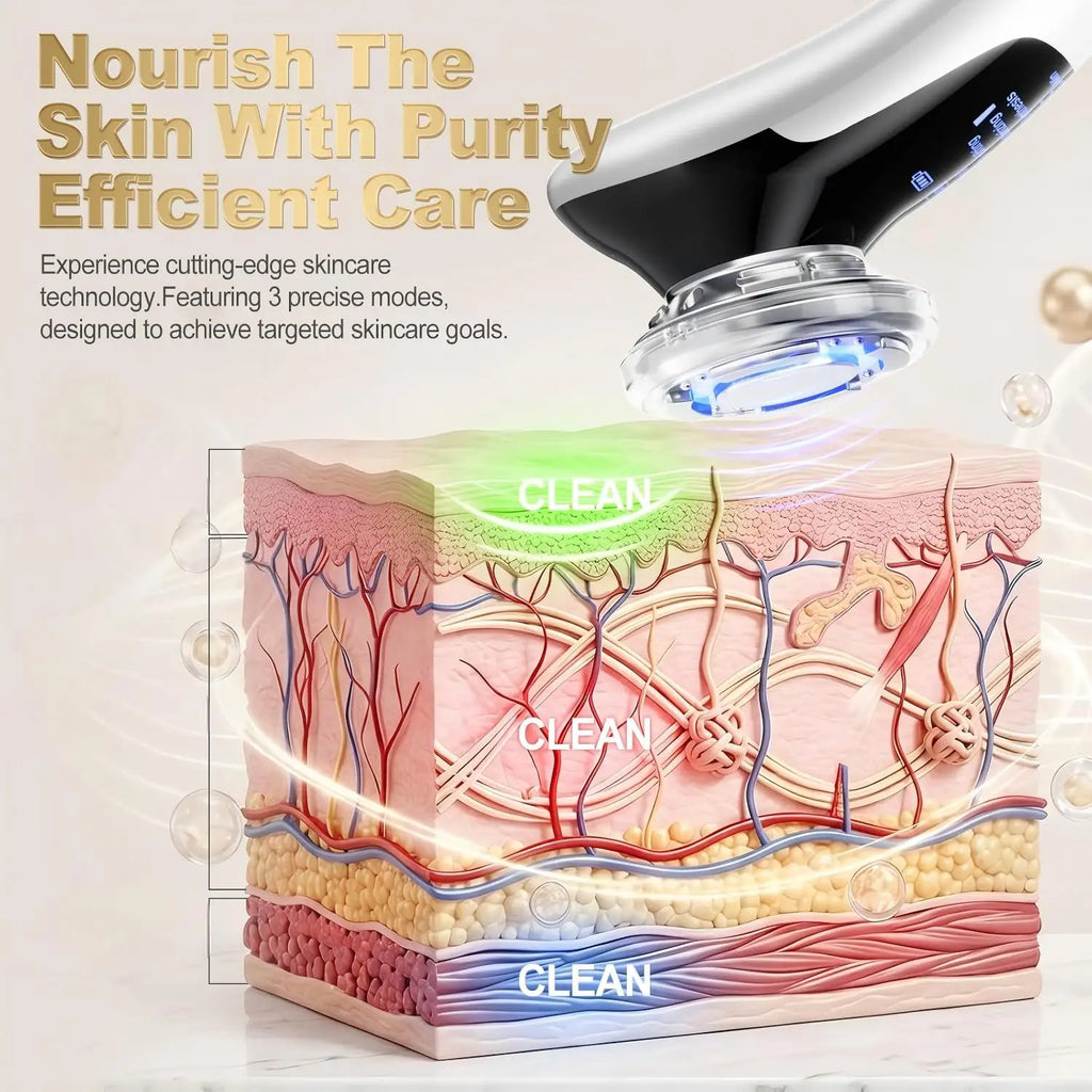 5-in-1 LED Micro-Current Facial Rejuvenation & Lifting Device