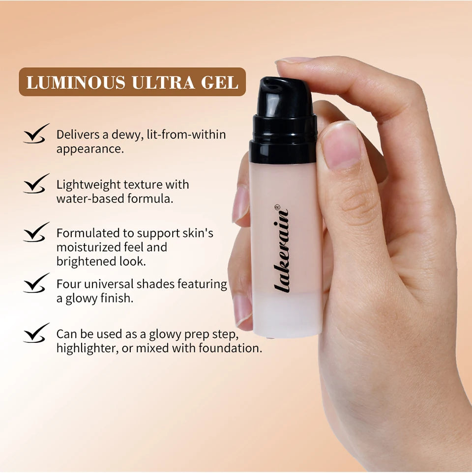 Luminous Dewy Gel Highlighter and Face Primer - 9