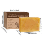 YUITIKUE Turmeric Kojic Acid Cleansing Bar Skin Brightening Soap