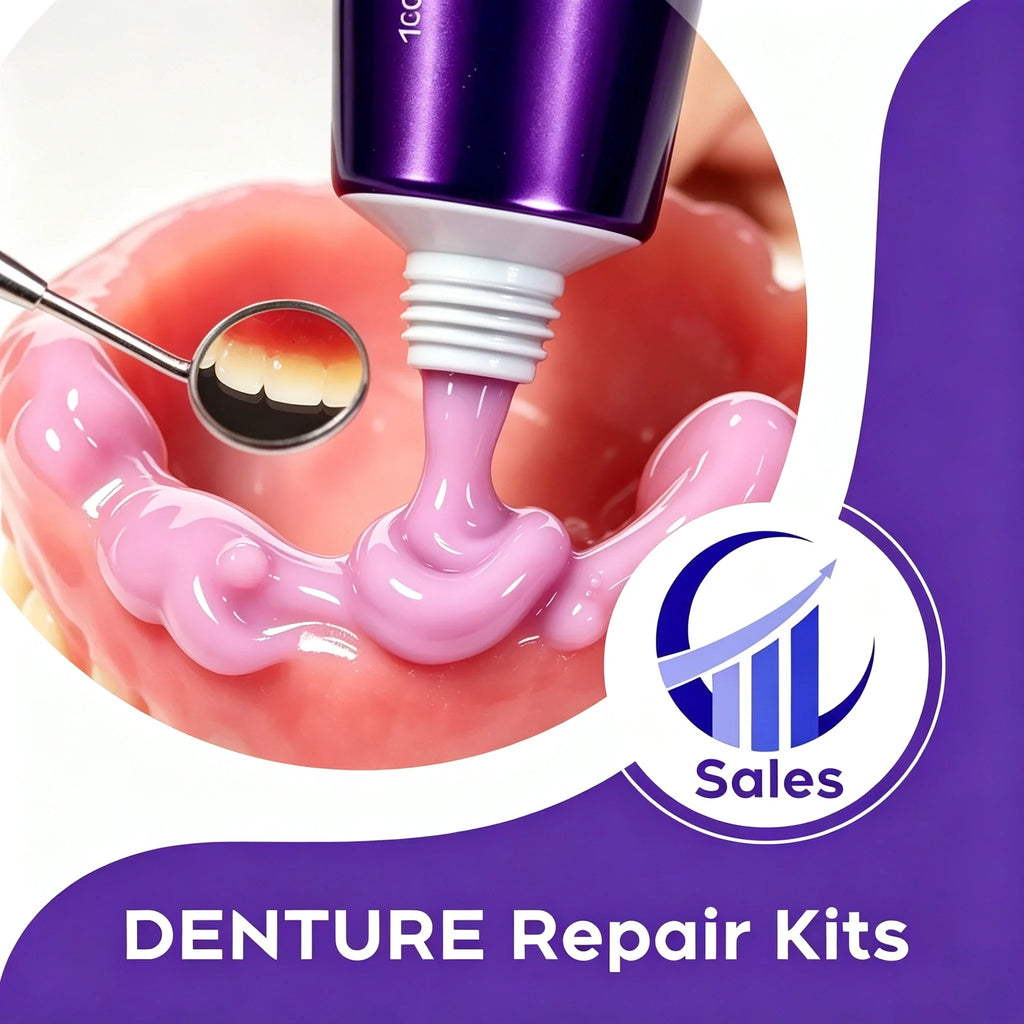 Silicone Denture Adhesive Reline Cushion for Secure Fit