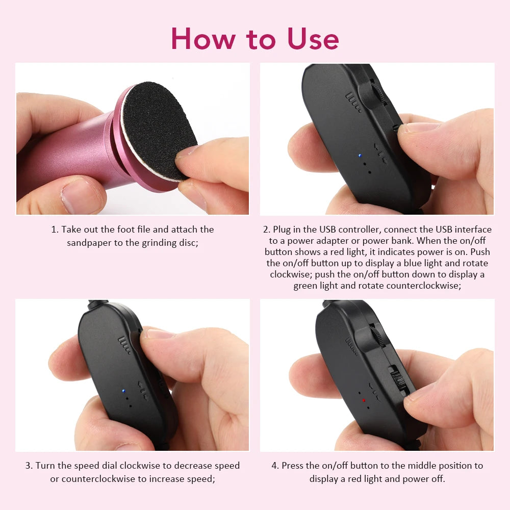 Electric Callus Remover for Smooth Heels