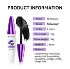 5D Waterproof Lengthening and Volumizing Mascara