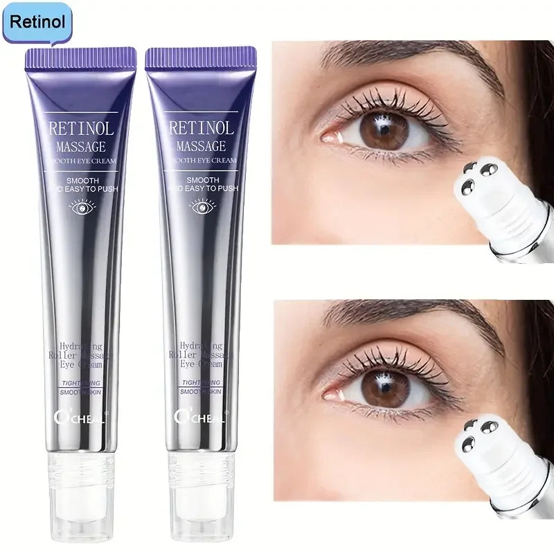 Retinol Eye Cream Roller Anti Aging Moisturizer for Dark Circles - 1