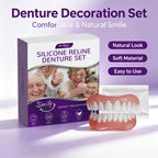 Cosmetic Denture Set for Instant Natural Smile
