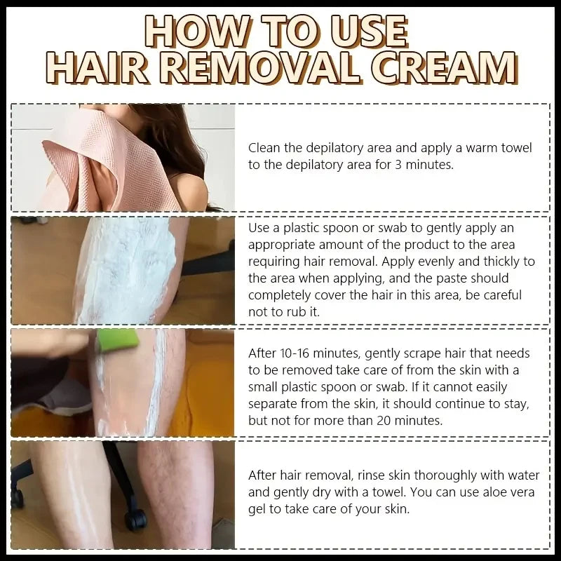 Water Ice Levin Gentle Hair Removal Cream for Sensitive Skin 100g - 6