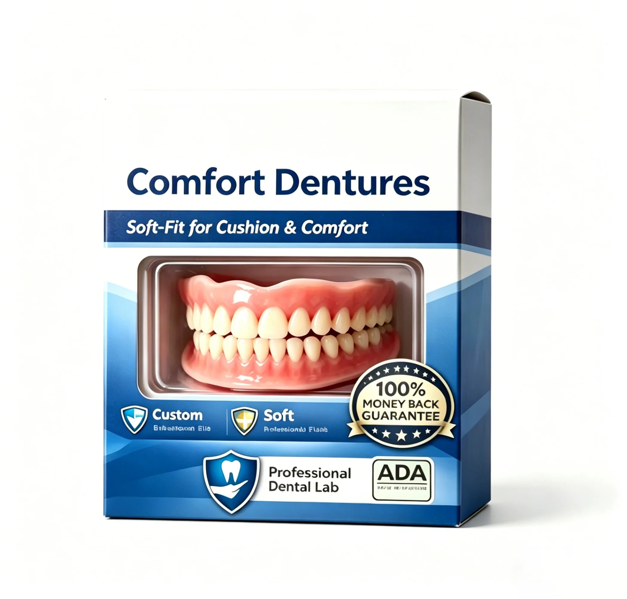 Snap-On Silicone Denture Veneers for Realistic Smile - 5