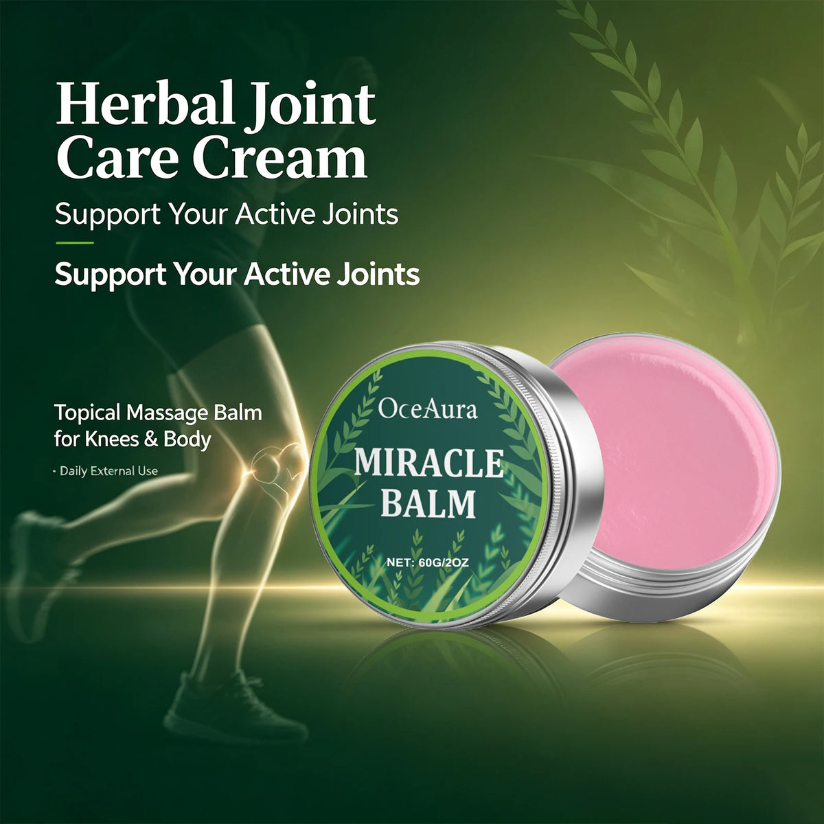 Herbal Muscle and Joint Relief Massage Balm