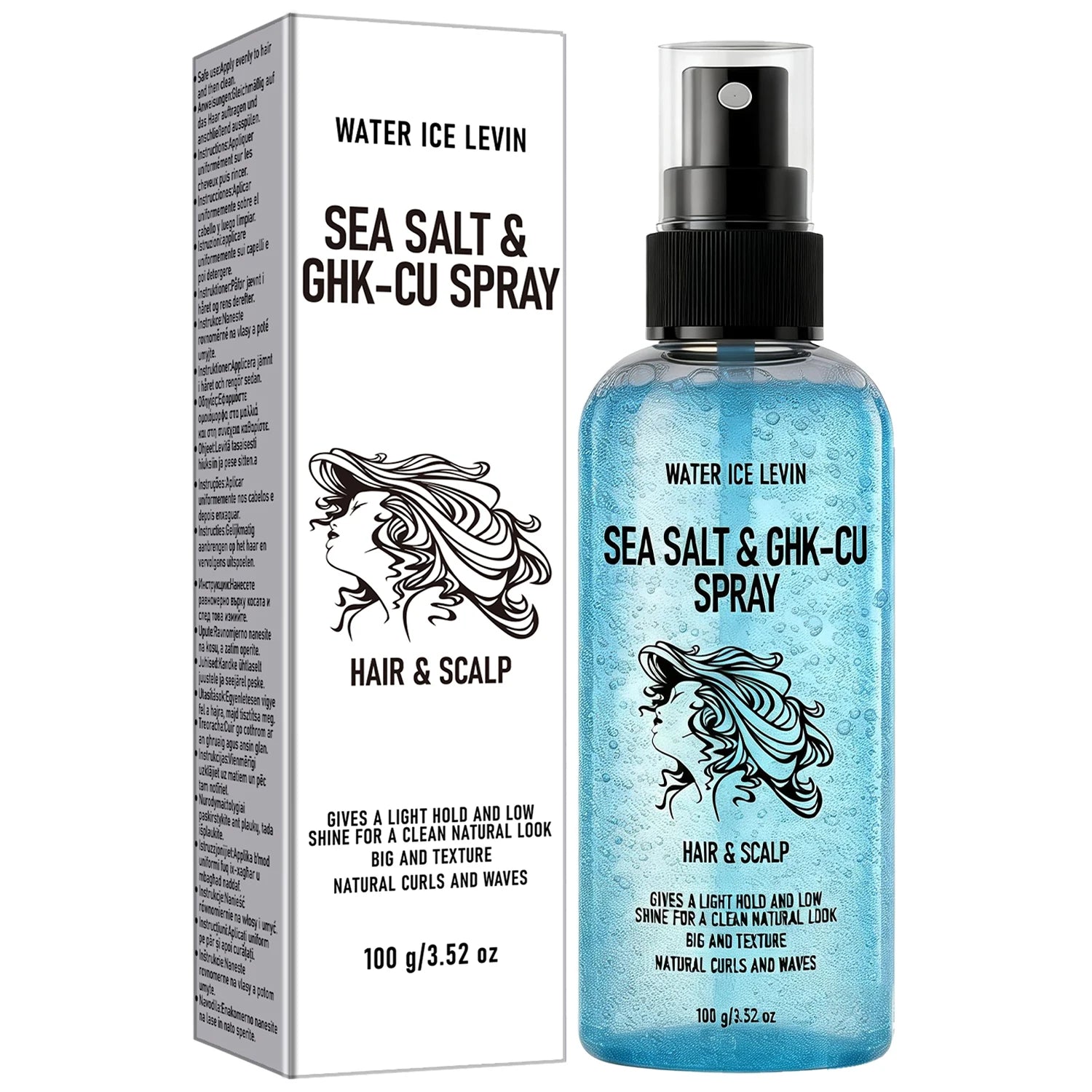 Biotin Keratin Sea Salt GHK-Cu Infused Hair and Facial Spray