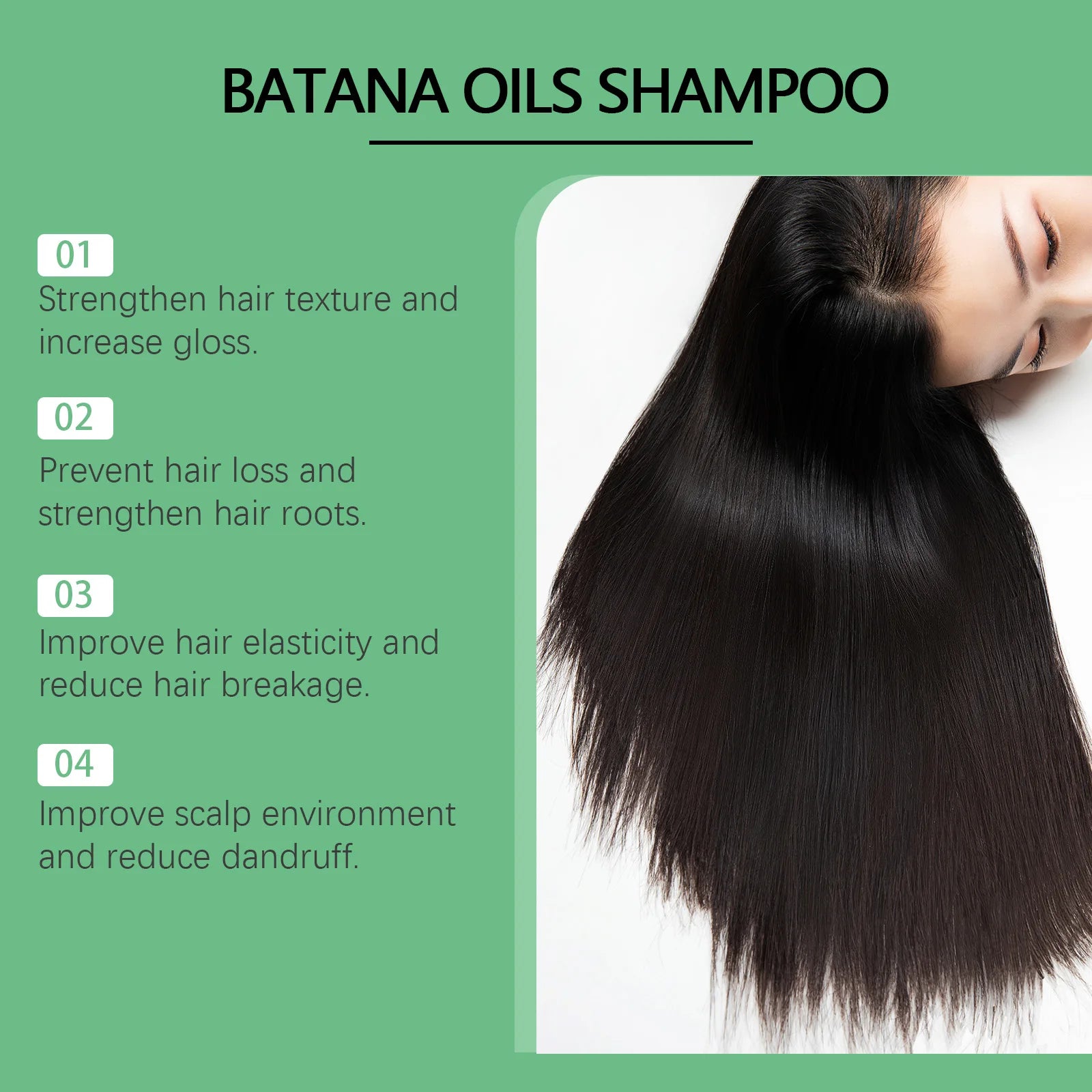 Batana Oil and Rosemary Extract Hair Shampoo for Scalp Nourishment 100ml