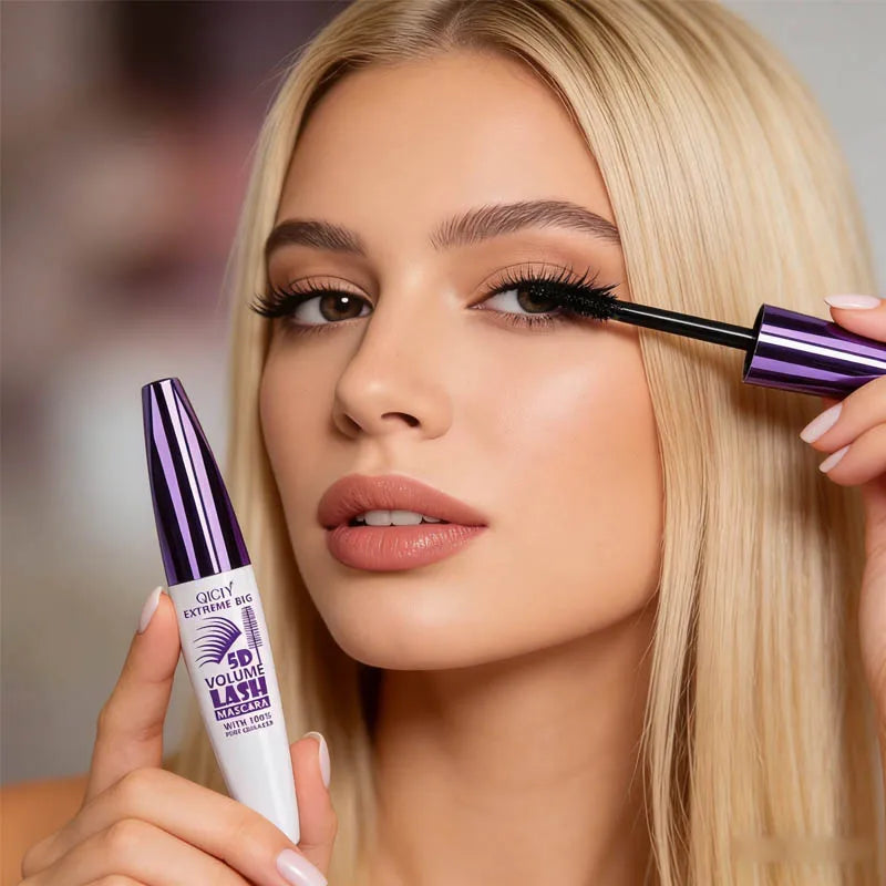 QICILY 5D Volume Mascara Waterproof Long Lasting Lash Extension