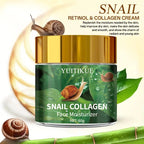 YUITIKUE Snail Mucin Cream 60g Retinol Collagen Face Moisturizer