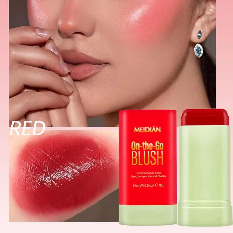 Meidian On The Go Waterproof Blusher Stick Cream Face Makeup - 26