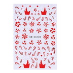 3D Christmas Cartoon Nail Art Stickers