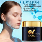 Snail Mucin Moisturizing Cream with Collagen for Radiant Anti Aging Skin