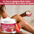 YUITIKUE Strawberry Hair Removal Cream Gentle Painless Depilatory
