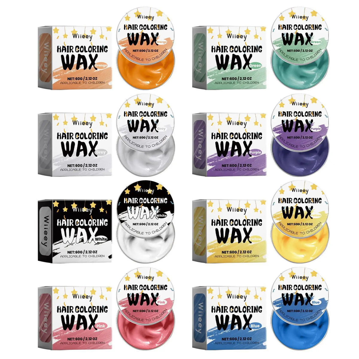 Temporary Hair Color Wax for Kids Parties