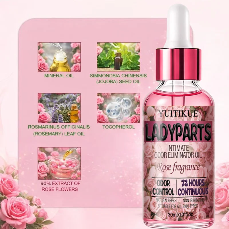 YUITIKUE Rose Intimate Care Oil Women Private Body Refreshing Essence 30ml - 12