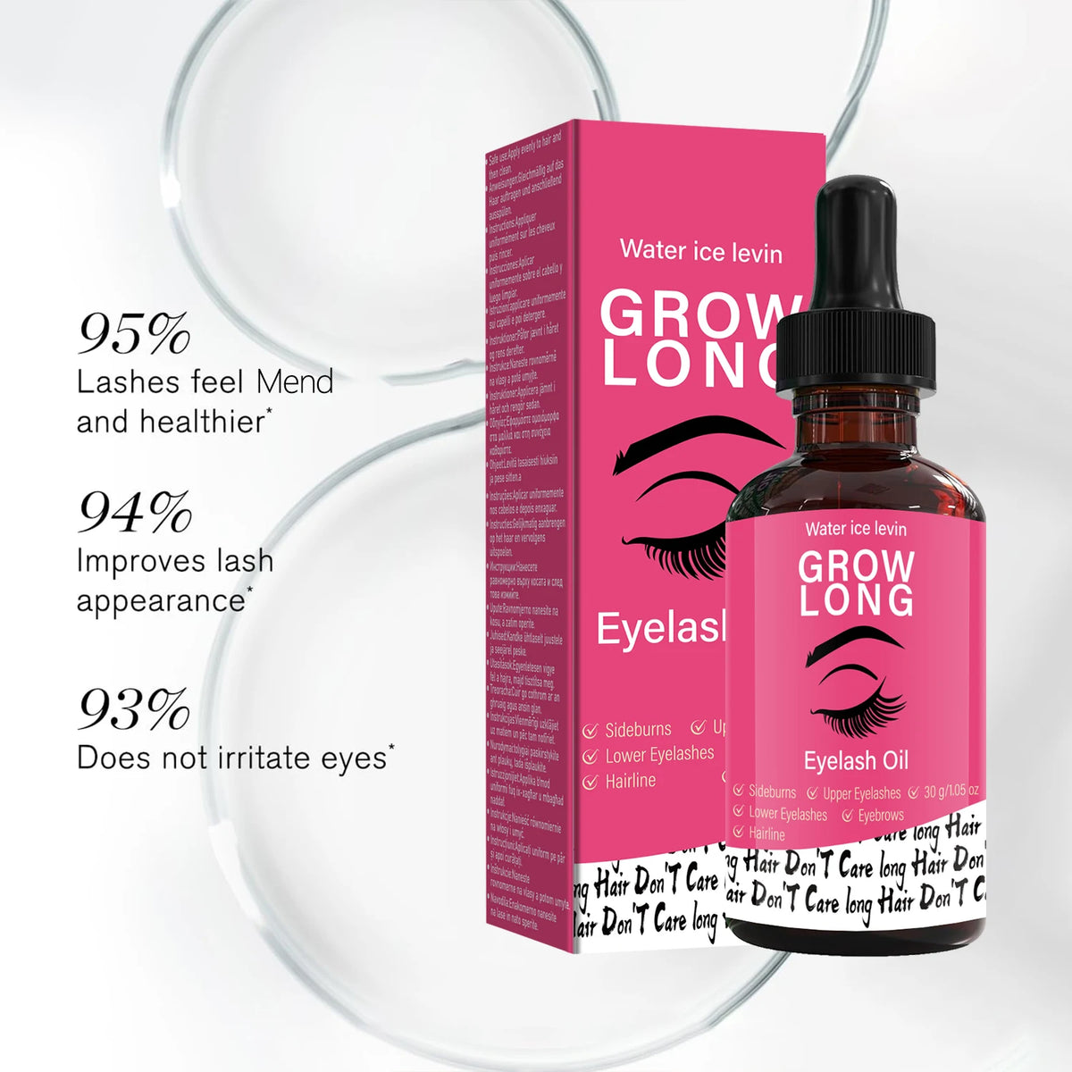 Eyelash and Eyebrow Growth Serum Nourishing Lash Enhancer Oil 30g