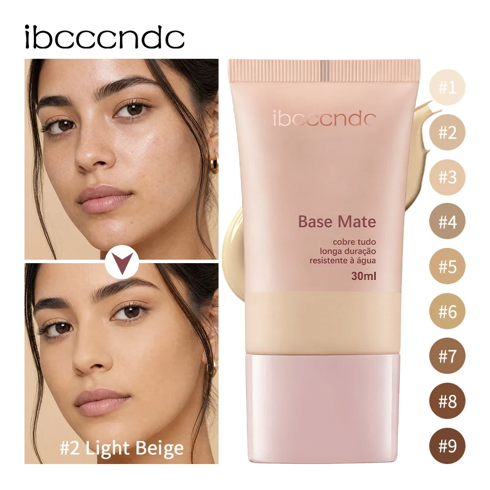Long-Lasting Matte Liquid Foundation for Flawless Natural Coverage - 1