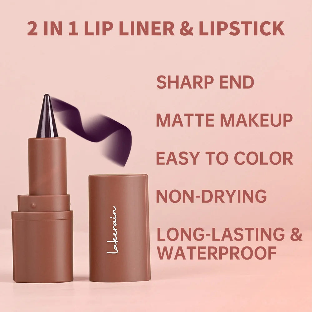 Hydrating Lip Liner and Gloss Makeup Set - 2