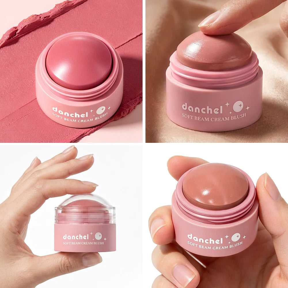 Multi-Use Cream Blush for Cheeks Lips and Eyes - 6