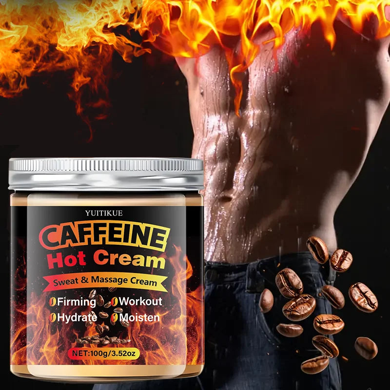 YUITIKUE Caffeine Hot Cream Thermogenic Workout Body Sculpting Gel 100g - 2