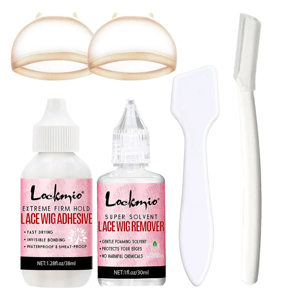 Lockmio Lace Wig Glue Extreme Hold Waterproof Adhesive for Frontal Wigs