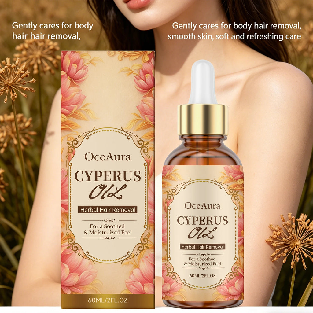 Herbal Cyperus Oil Hair Growth Inhibitor and Soothing Serum