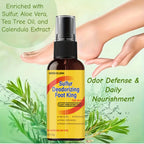 Sulfur Foot Deodorizer Spray Herbal Odor Control and Skin Moisturizer