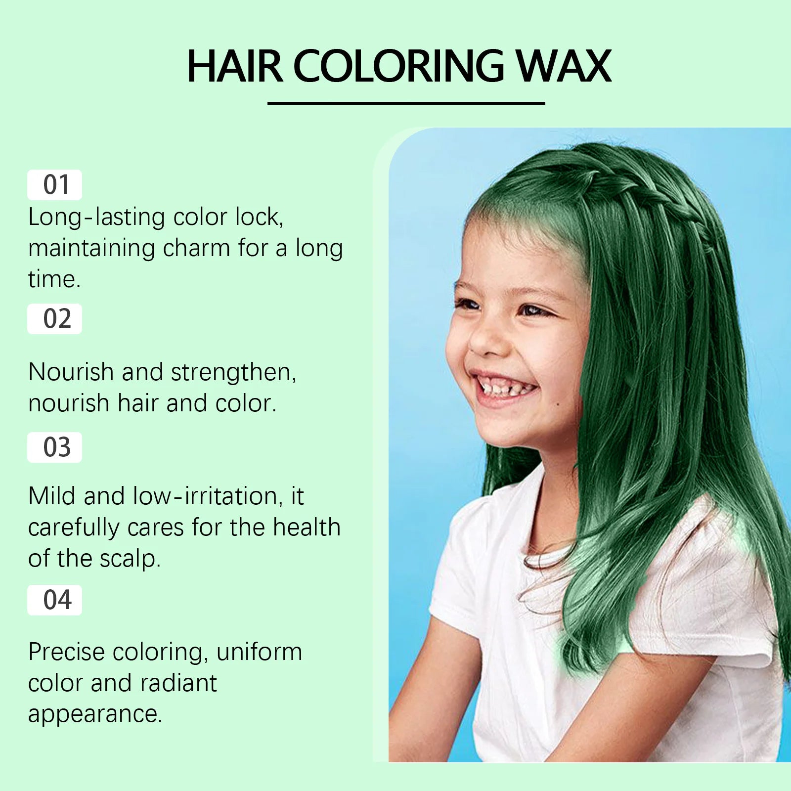 Temporary Hair Color Wax for Kids Parties - 4
