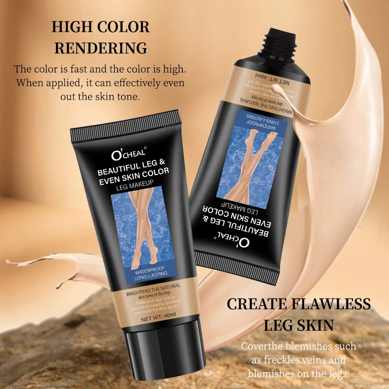 O'CHEAL Leg Makeup Concealer Waterproof Airbrush Finish Foundation