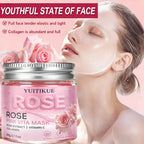 YUITIKUE Rose Pink Vita Peel Off Face Mask Moisturizing Collagen Treatment