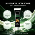 YUITIKUE Coconut Oil Lip Hair Removal Cream Gentle Facial Hair Remover