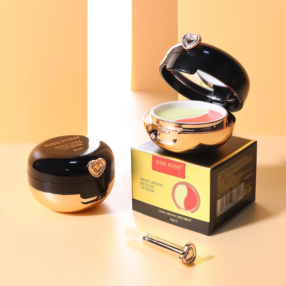 Kiss Pony Dual Tone Lip Mask Hydrating Night Lip Treatment - 7