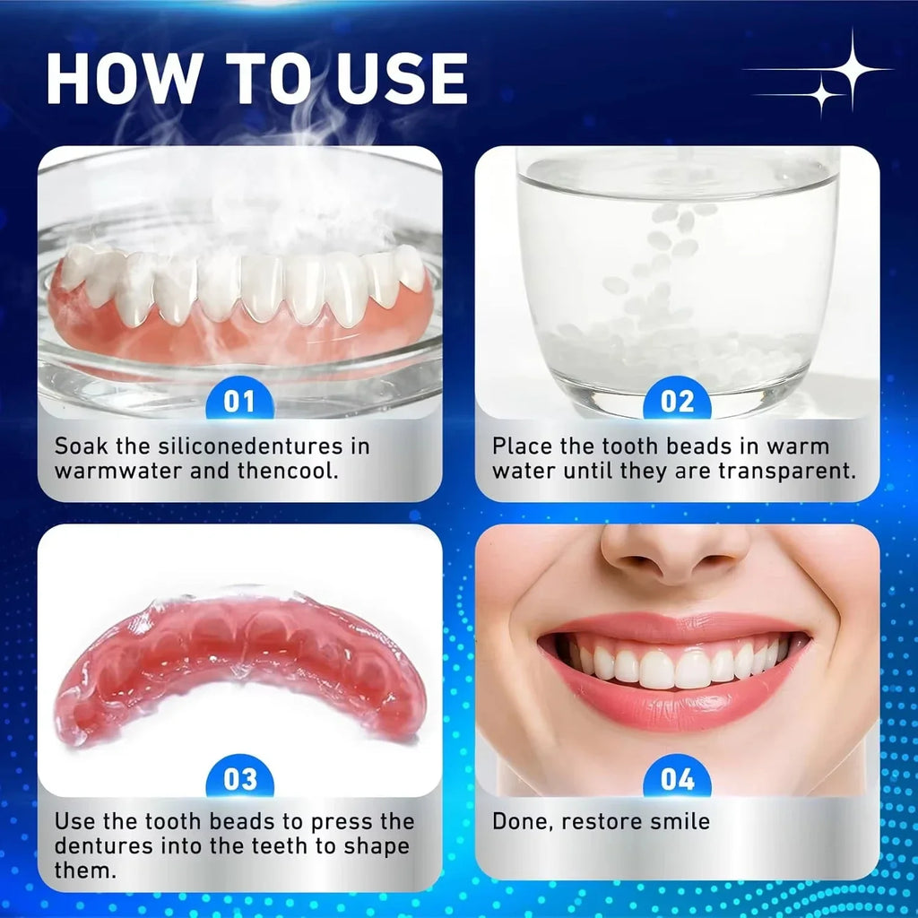 Custom Fit Temporary Dentures for Instant Smile Restoration