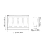 Leak-Proof Silicone Travel Bottles for Toiletries