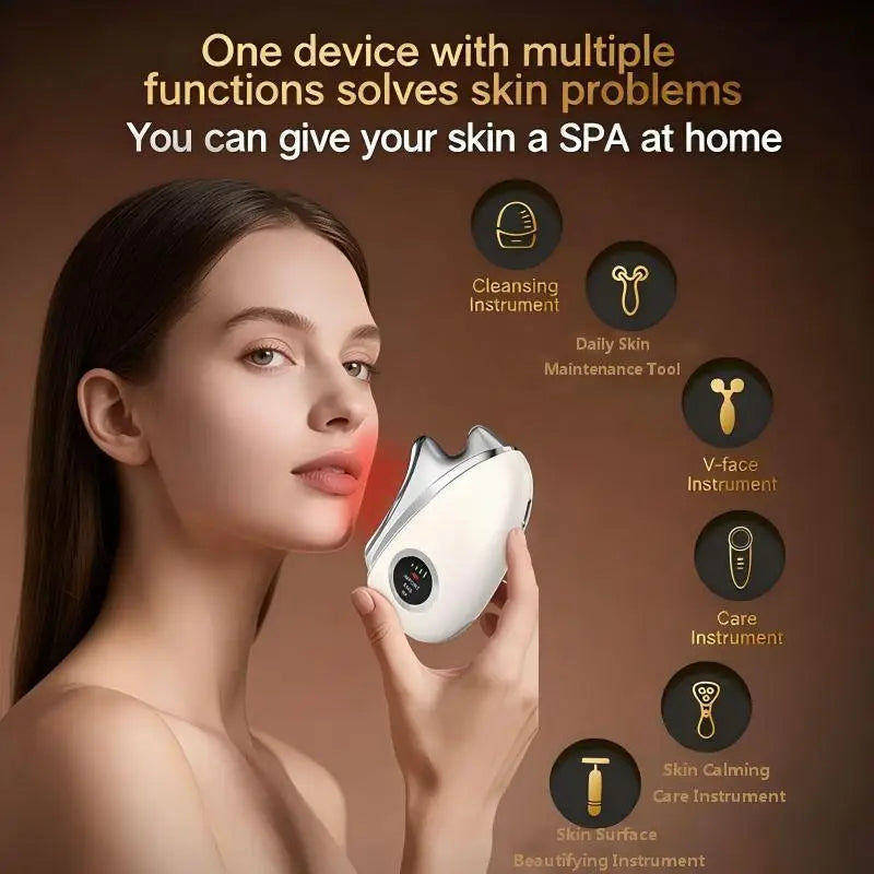 3-in-1 LED Microcurrent Facial Massager for Skin Tightening - 9