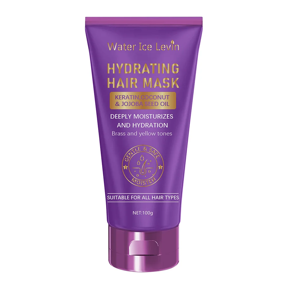 Keratin Purple Hair Mask 100g Deep Conditioning Treatment - 9