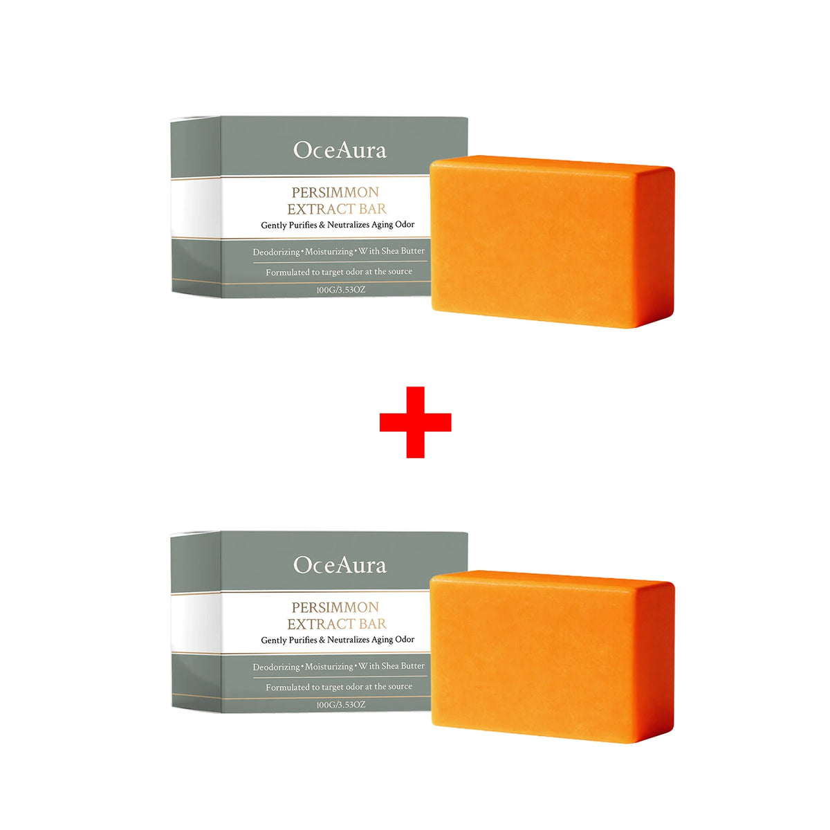 Persimmon Extract Deodorizing Body Soap for Aging Odor