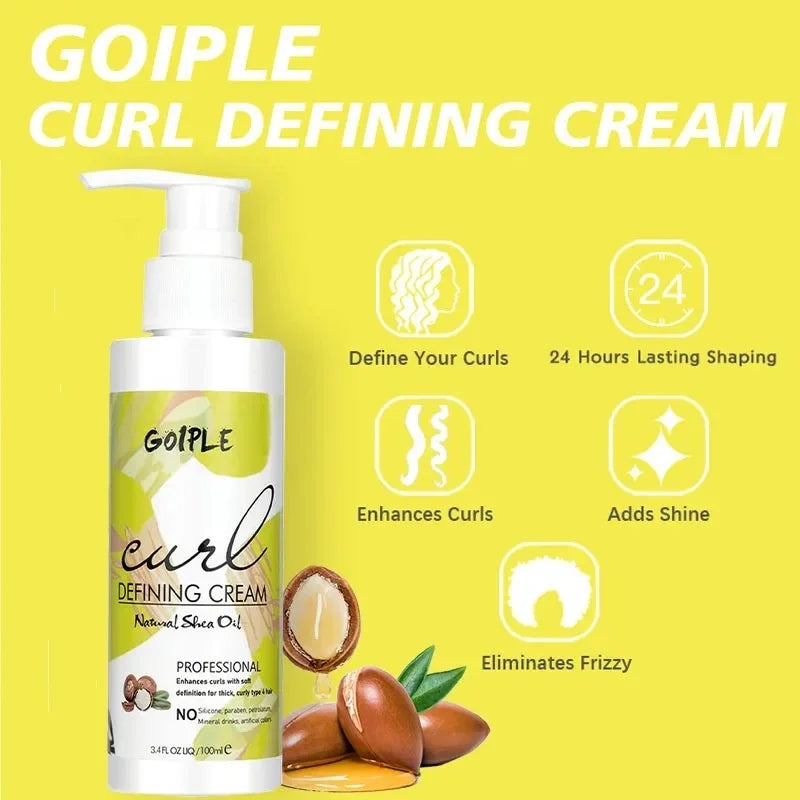 Goiple Curly Hair Care Styling Set Anti Frizz Wig Defining Kit - 2