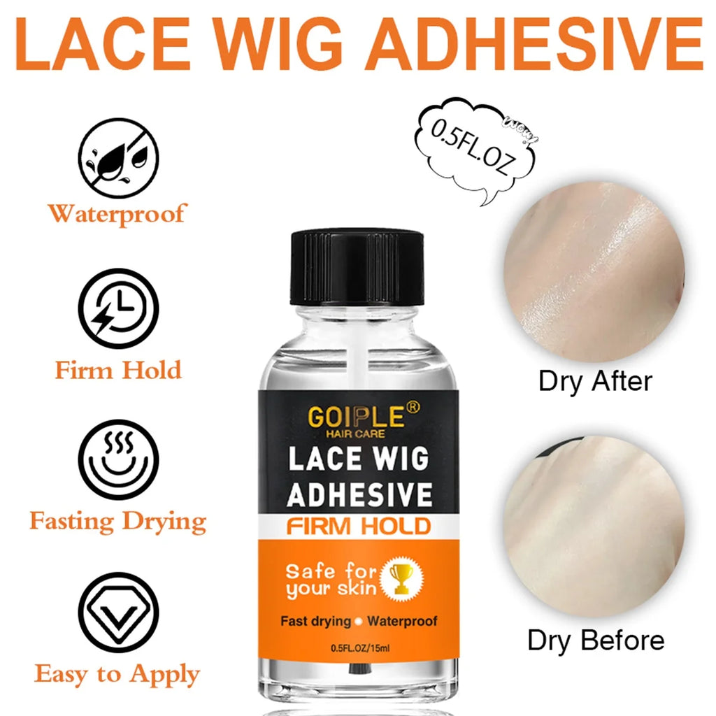 Goiple Lace Wig Adhesive and Hair Styling Kit 9 Piece Set