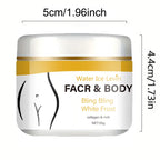 Water Ice Levin Whitening Cream Collagen Moisturizing Face Body Lotion