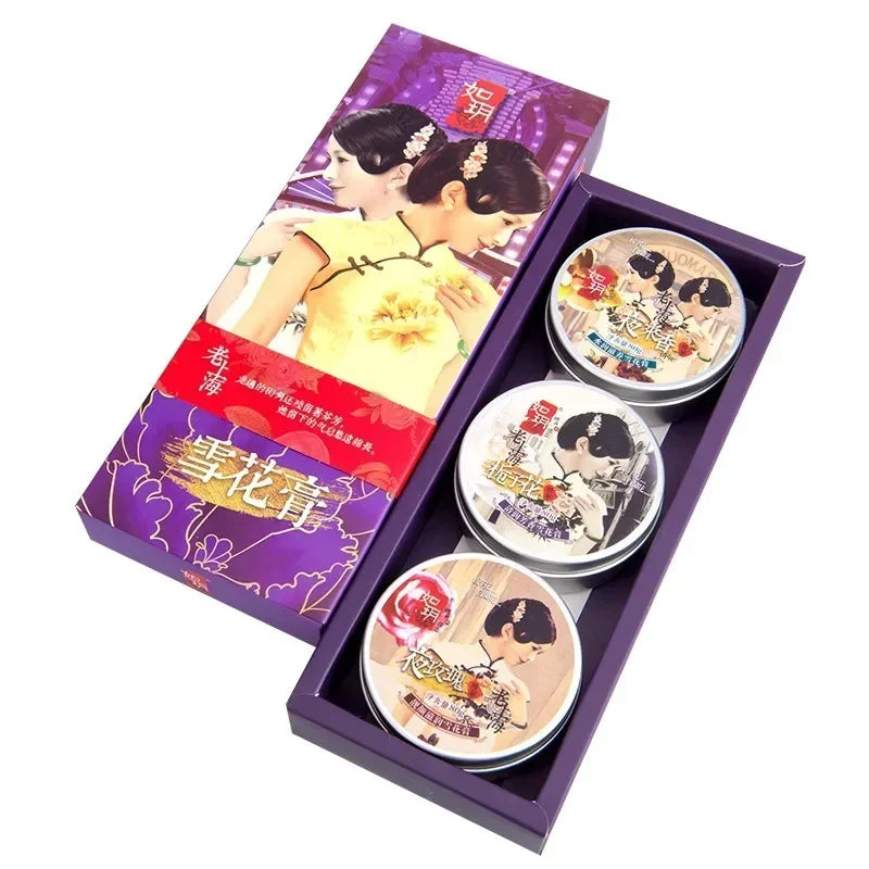 Ruyue Snow Cream 3 Piece Moisturizing Face Skincare Gift Set - 12