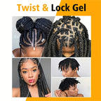 Goiple Braid Styling Set Hair Gel Mousse and Rose Moisturizing Spray