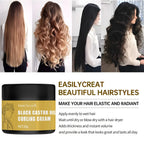 Black Castor Oil Hair Curling Cream 50g Moisturizing Conditioner