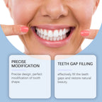 Adjustable Snap-On Smile Veneers for Teeth Gaps and Stains
